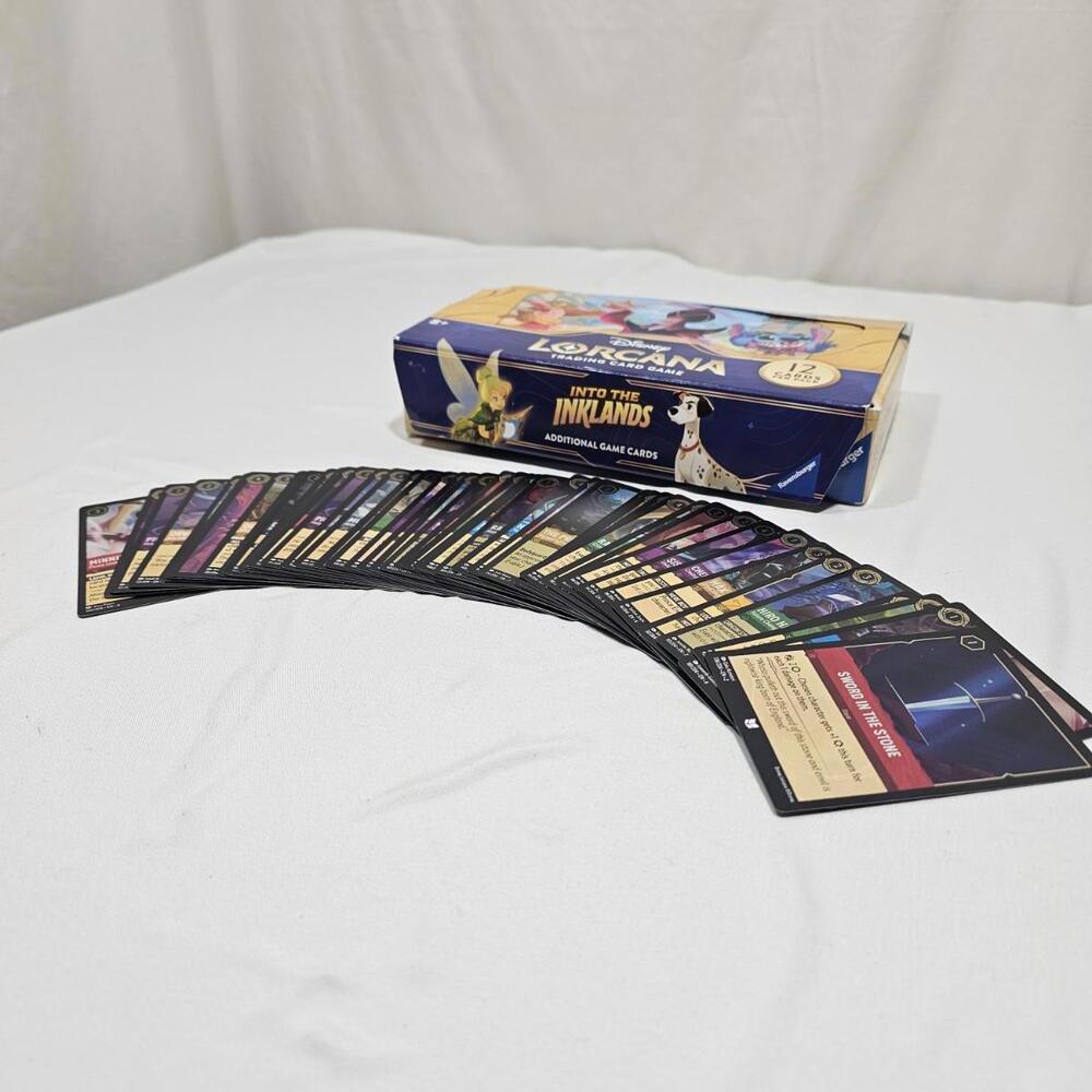 Disney Lorcana Trading Card Game Bulk Lot 45 Holo Cards (Played With Condition) - Picture 2 of 3